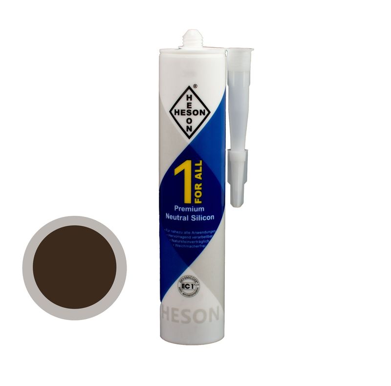Heson Silikon 1forAll 310ml Braun/ Mahagoni Heson Silikon 1forAll 310ml Braun/ Mahagoni