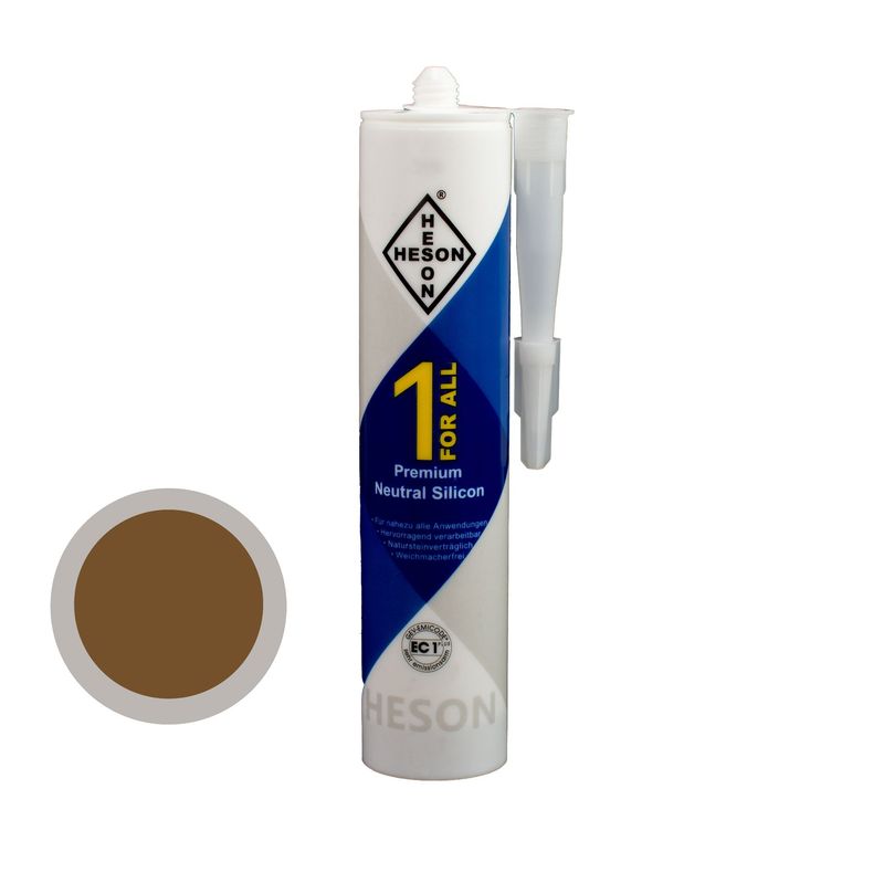 Heson Silikon 1forAll 310ml Lehmbraun/ Kastanie Heson Silikon 1forAll 310ml Lehmbraun/ Kastanie