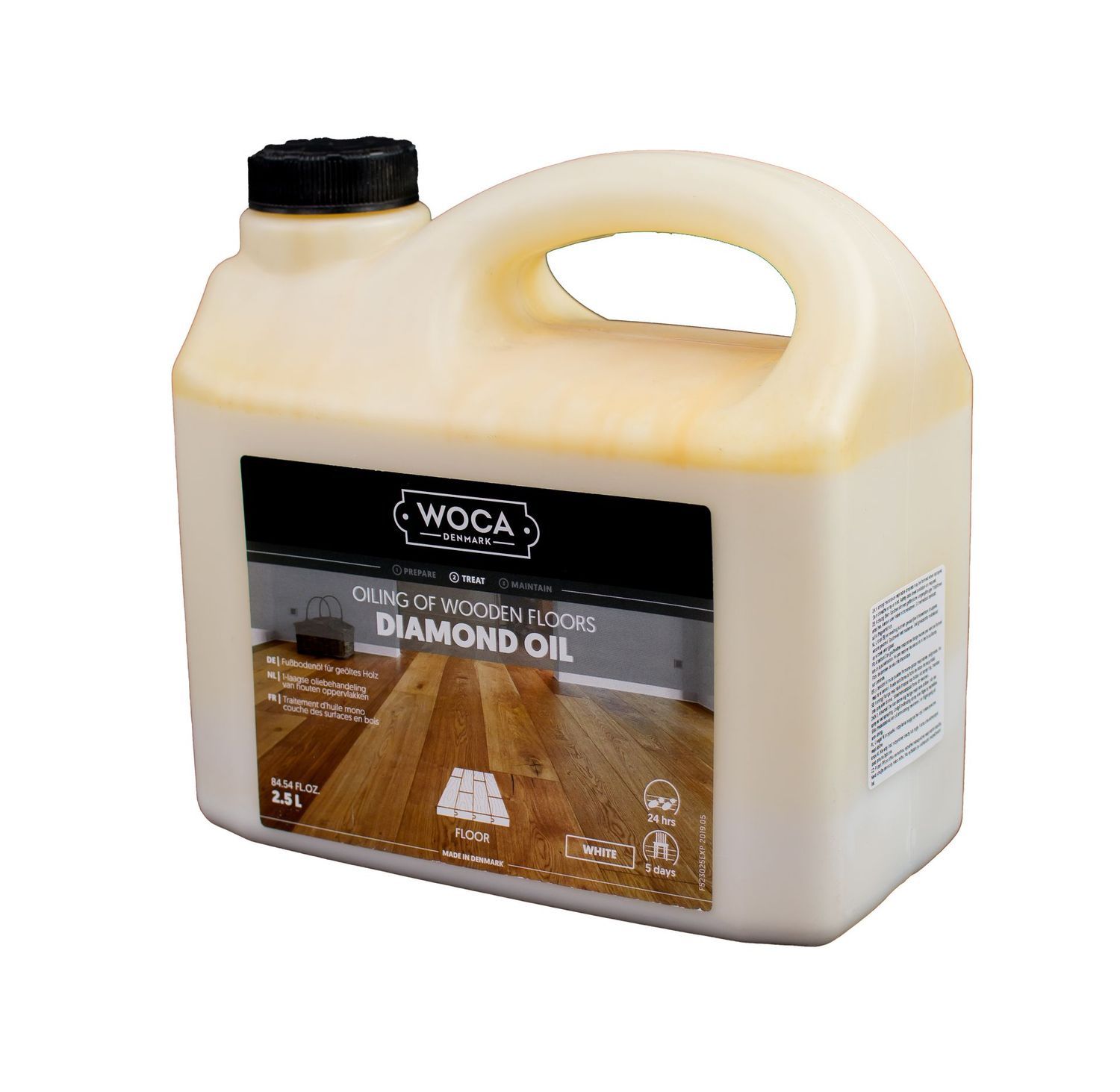 WOCA Diamond Oil weiß 2,5 Liter