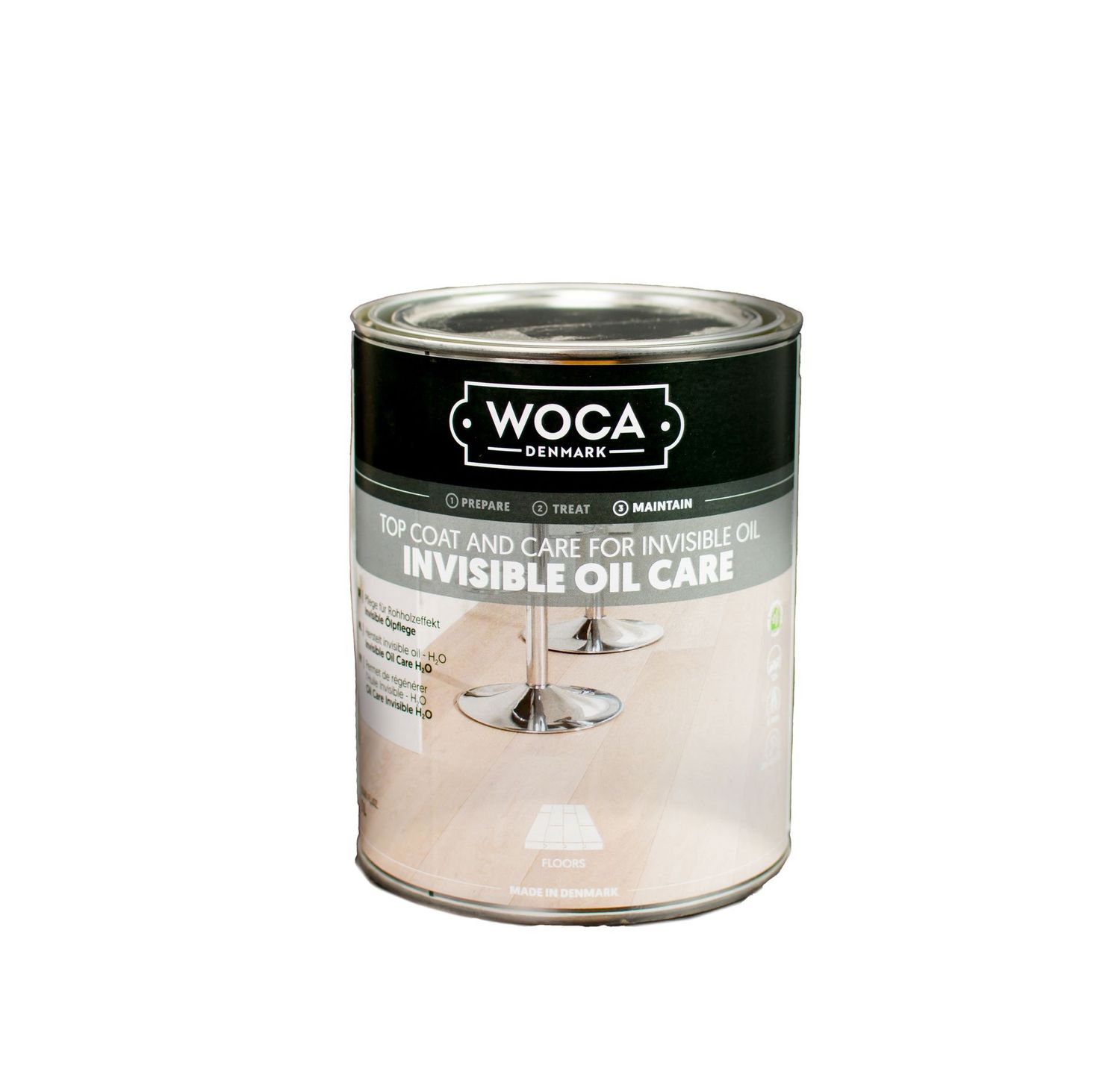 WOCA Pflegeöl Invisible Oil Care 0,75l für Rohholzeffekt