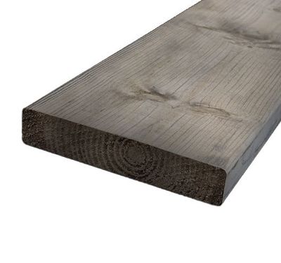 Linax-Terrassendiele schwedische Kiefer mit Leinöl imprägniert Grau glatt Linax-Terrassendiele schwedische Kiefer mit Leinöl imprägniert Grau glatt
