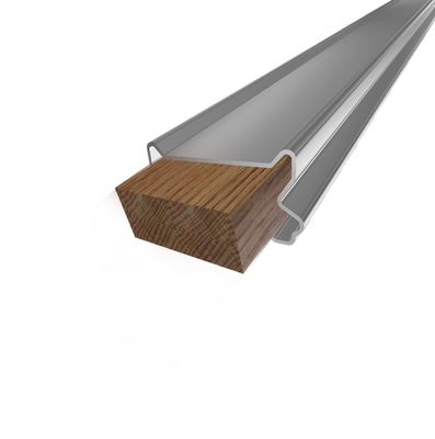 SIHGA Aluminium Unterkonstruktion SymbioFix SFT mit Thermoholzkern 35x77x1100mm SIHGA Aluminium Unterkonstruktion SymbioFix SFT mit Thermoholzkern 35x77x1100mm