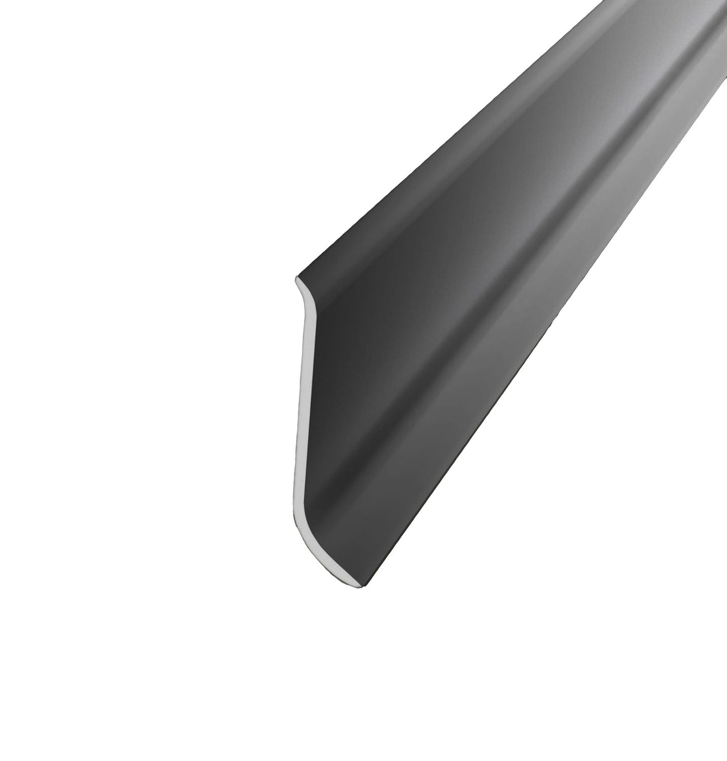 Küberit Aluminium Sockelleiste Typ920 Edelstahl ungebohrt 20x48x2500mm