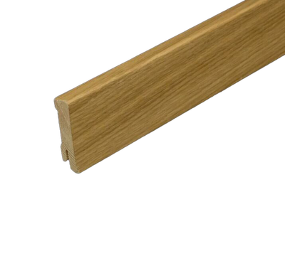 KP-631 Sockelleiste Eiche furniert 16x60x2400mm mit Clipsfräsung KP-631 Sockelleiste Eiche furniert 16x60x2400mm mit Clipsfräsung