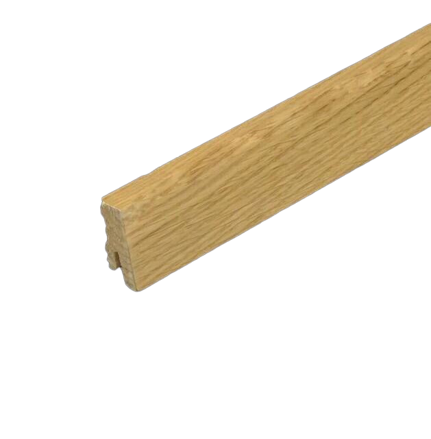 KP-630 Sockelleiste Eiche furniert Cubisch 16x40x2400mm mit Clipsfräsung KP-630 Sockelleiste Eiche furniert Cubisch 16x40x2400mm mit Clipsfräsung