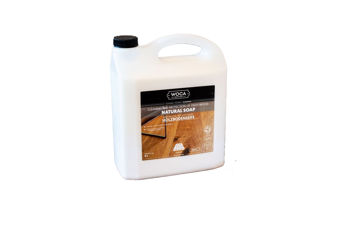 WOCA Holzbodenseife weiß 5 Liter