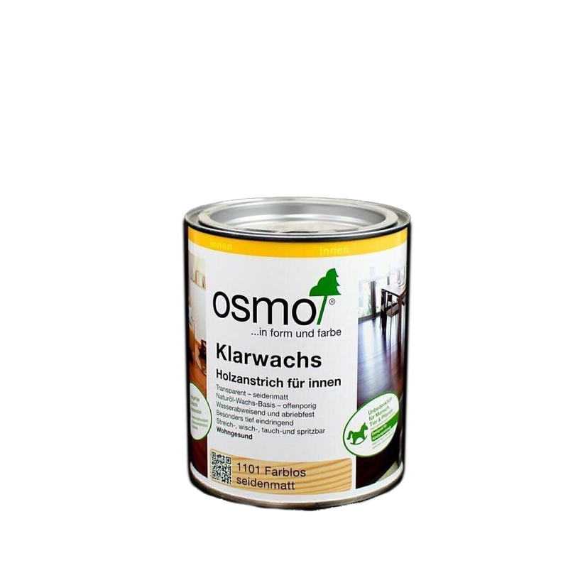 OSMO Hartwachs-Öl farblos seidenmatt 0,75 Liter OSMO Hartwachs-Öl farblos seidenmatt 0,75 Liter