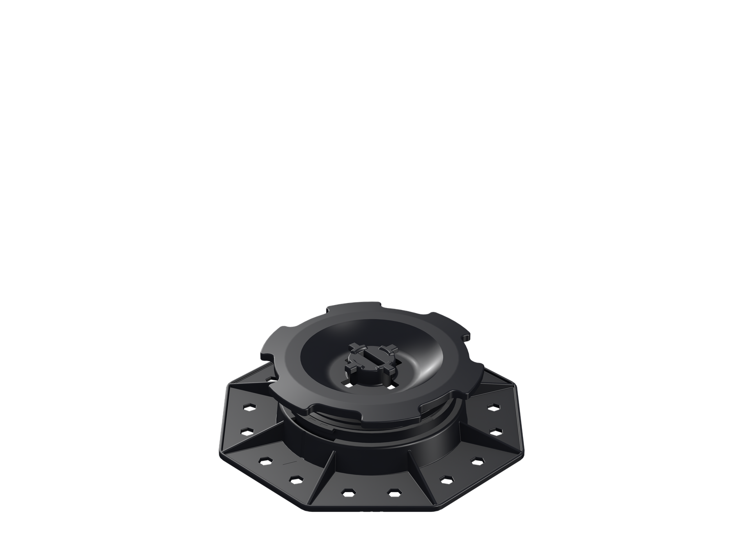 TRIAS HELIX MULTIBASE Stellfuß 47 - 77 mm  - 12 Stk/ Set