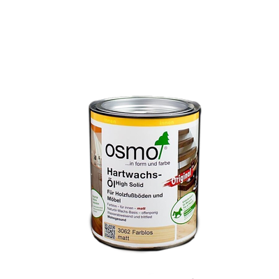 OSMO Hartwachs-Öl farblos 3062 matt 0,75 Liter OSMO Hartwachs-Öl farblos 3062 matt 0,75 Liter
