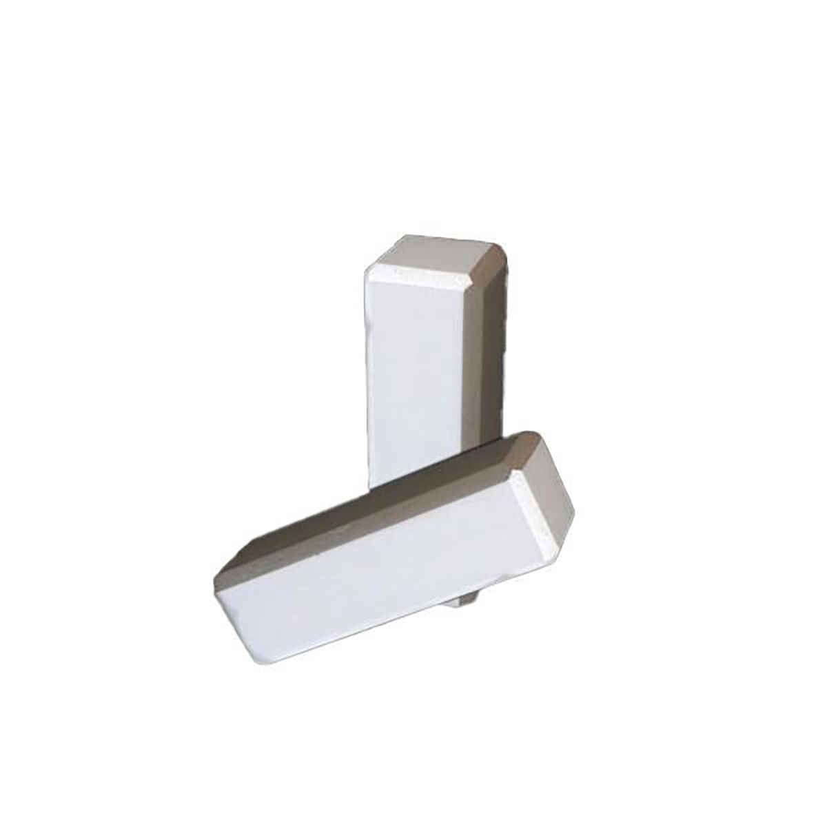 FN Eckstab Weiss 18x18x60mm 2 Stück pro Beutel