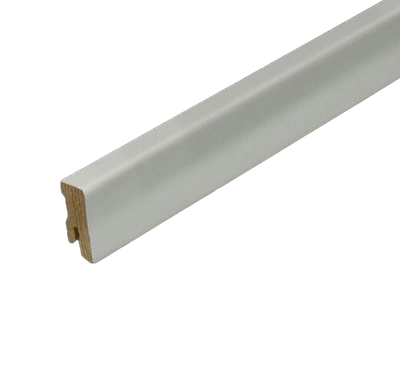 FN-630 Sockelleiste Weiß Starkfolie mit Holzkern 16x40x2500mm ohne Clipsfräsung FN-630 Sockelleiste Weiß Starkfolie mit Holzkern 16x40x2500mm ohne Clipsfräsung