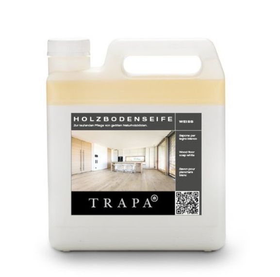 Trapa Holzbodenseife Weiß 5l