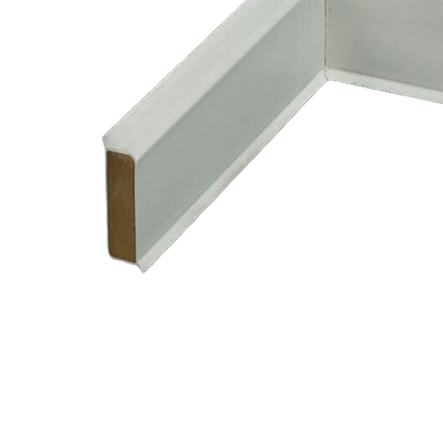 Döllken-Sockelleiste CubuFlexLife 60, Weiß 1013 1St=2,5m  (Breite: 11 mm)