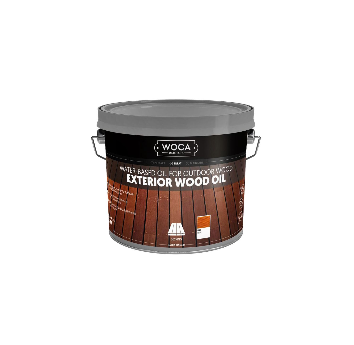 Woca Terrassenöl exterior Wood Oil 617951 2,5 Liter