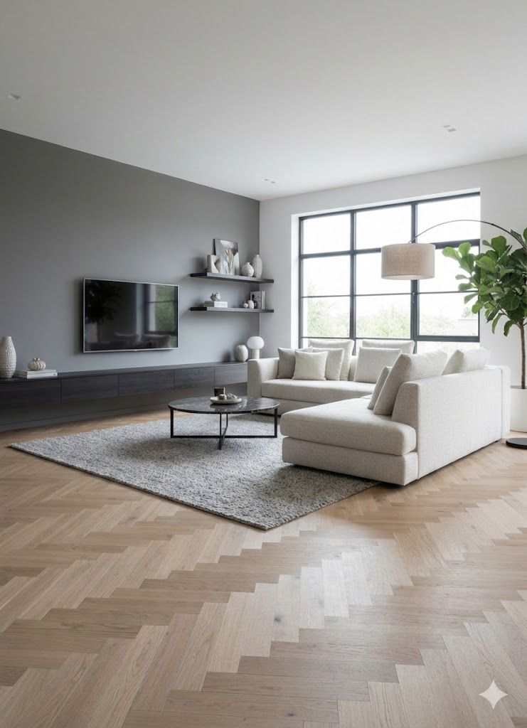 SF - Fischgratparkett 01 Eiche Madrid (FP123)