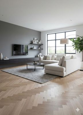 Eiche Madrid Fischgrat Natur geölt