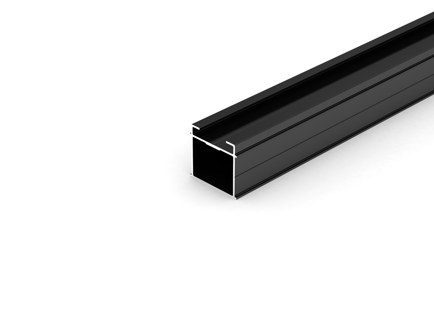Trias Helix Basisprofil Blackline Aluminium - 2,40m Trias Helix Basisprofil Blackline Aluminium - 2,40m