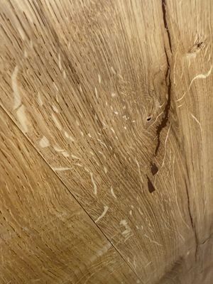 Parkettbörse Breitdiele Eiche Allgäu geölt, braun gespachtelt