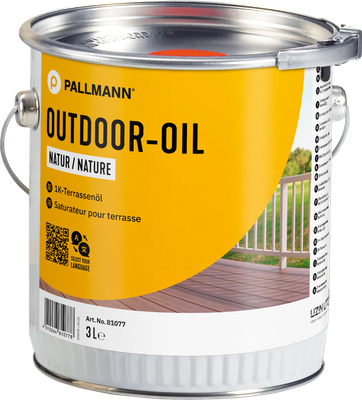 Pallmann Terrassen Öl; ""Outdoor Oil""; 1K Natur; 3 Liter; 81077