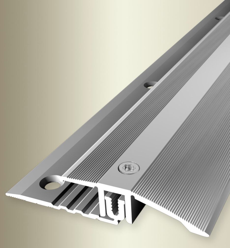 Küberit 286 Anpassungsprofil Laminat/Parkett silber 90cm 6,5-16m