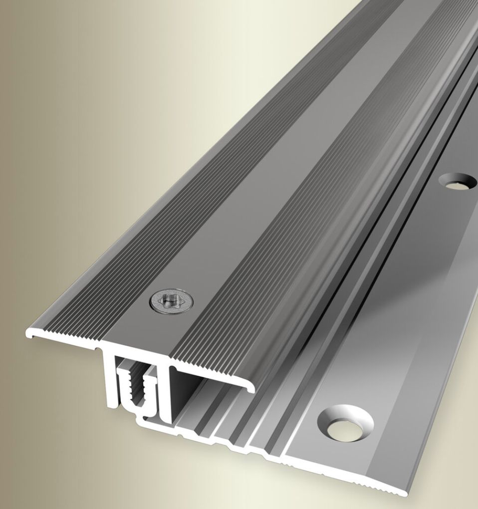 KüberitL PPS 4.0 Übergangsprofil Typ288 Laminat/Parkett Edelstahl 100cm; 6,5-16mm