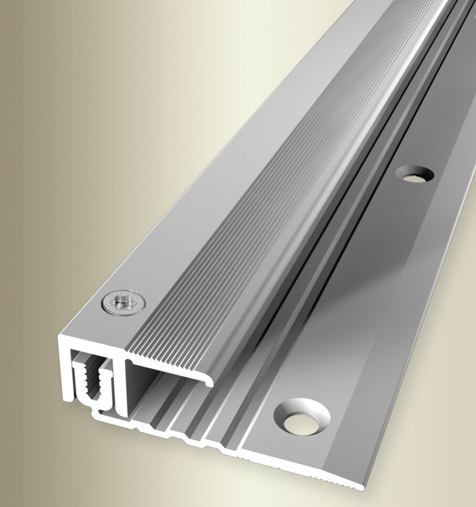 Küberit PPS 4.0 Abschlussprofil Typ287 Laminat/Parkett Silber 100 cm ; 6,5-16mm(07987041)
