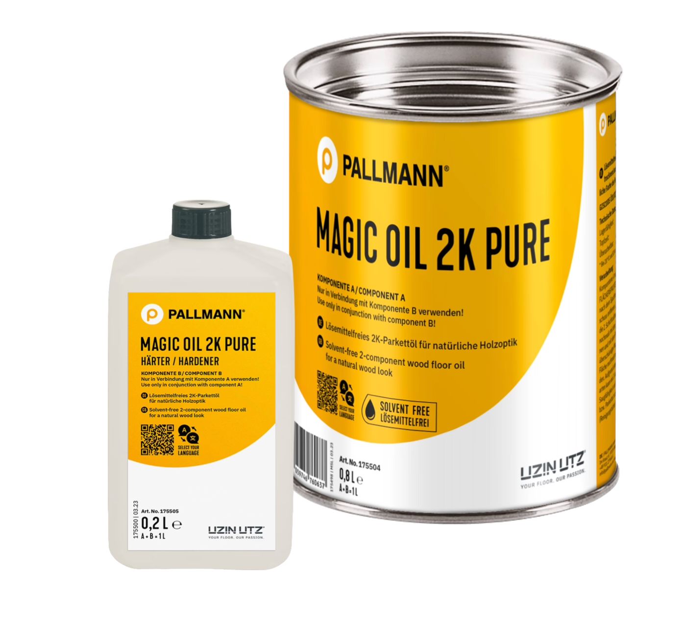 Pallmann Magic Oil 2K Pure für Rohholzeffekt (175506) 1L(0,8 + 0,2)