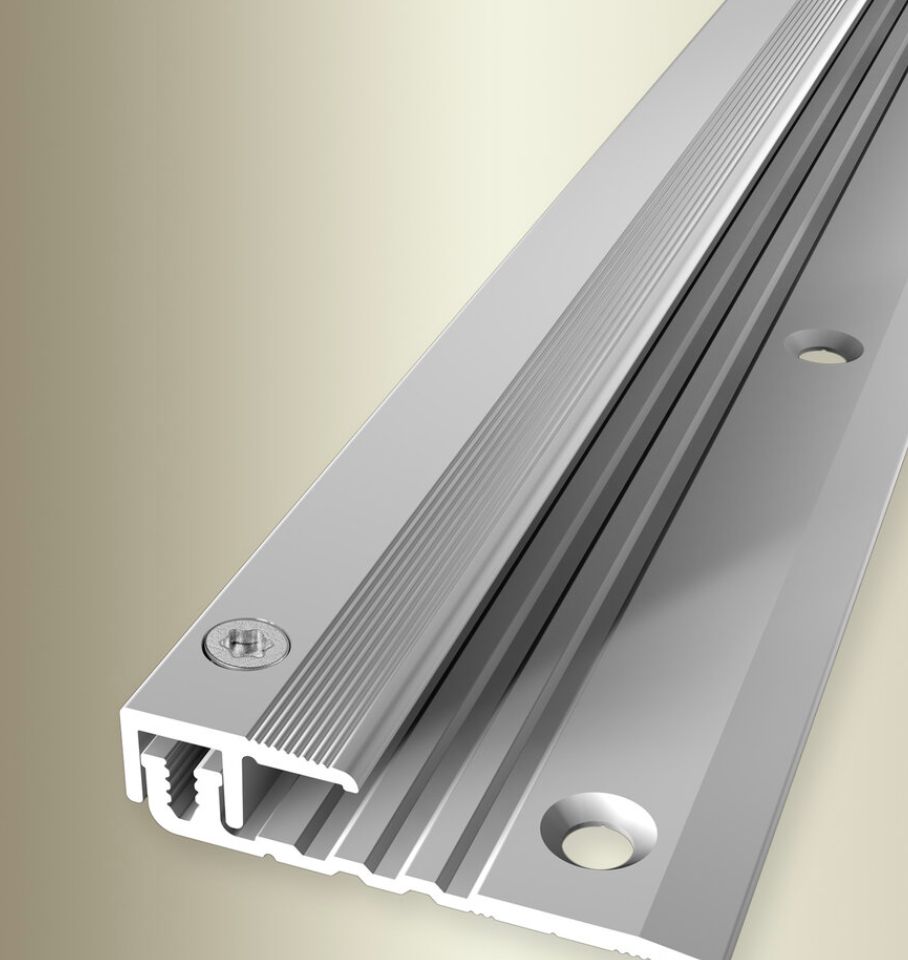 KüberitL PPS 4.0 Star Abschlussprofil-Vinyl Typ377; Silber 4-9,5mm; 90cm