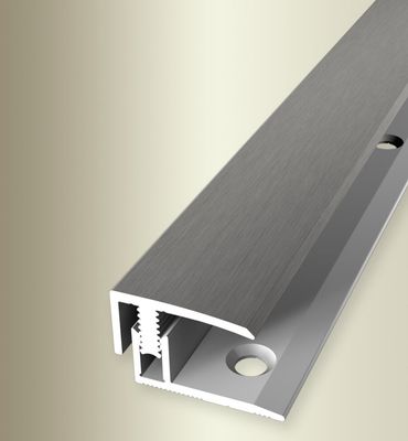 KüberitL MonoClip Abschlussprofil-Parkett Typ560; Edelstahl für 12-17mm; 100cm