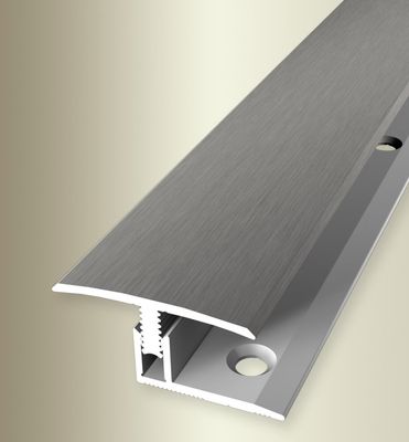 Küberit MonoClip Übergangsprofill Typ 558; Edelstahloptik für 7-12mm; 200cm(060 558 0023)