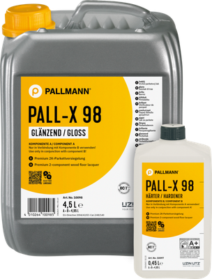 Pallmann Pall-X 98 Gold glänzend A/B 2-K Hydrolack 4,95 Liter; 010100