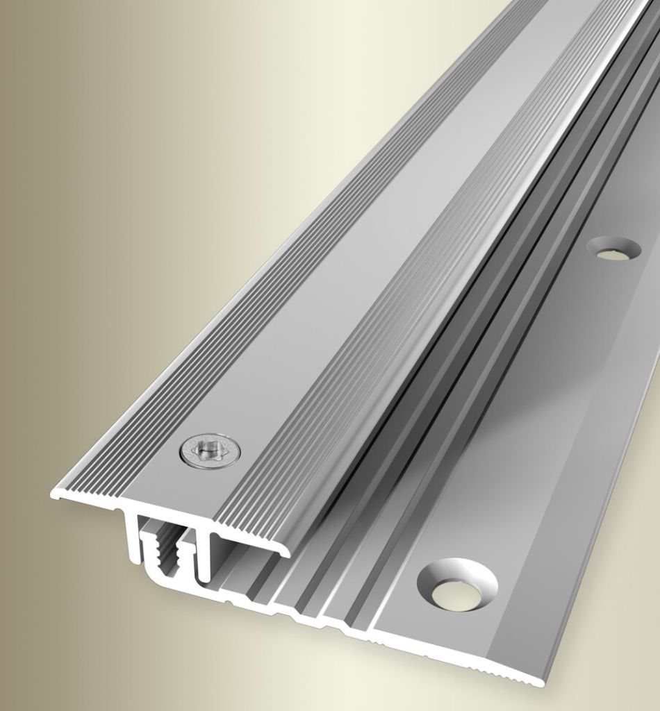 KüberitL PPS 4.0 Star Übergangsprofil-Vinyl Typ378; Silber 4-9,5mm; 90cm