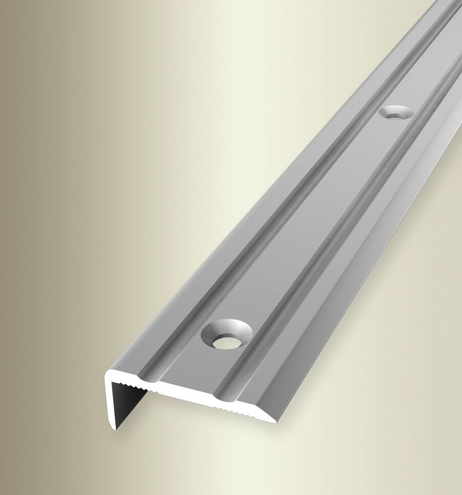 Küberit Winkelprofil 236 Alu Silber versenkt gebohrt 24,5x10 mm; Länge: 2,70 m