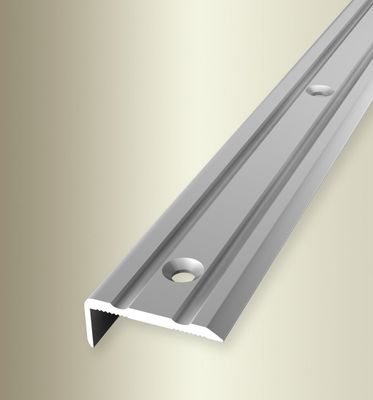 Küberit Winkelprofil 236 Alu Silber versenkt gebohrt 24,5x10 mm; Länge: 2,70 m