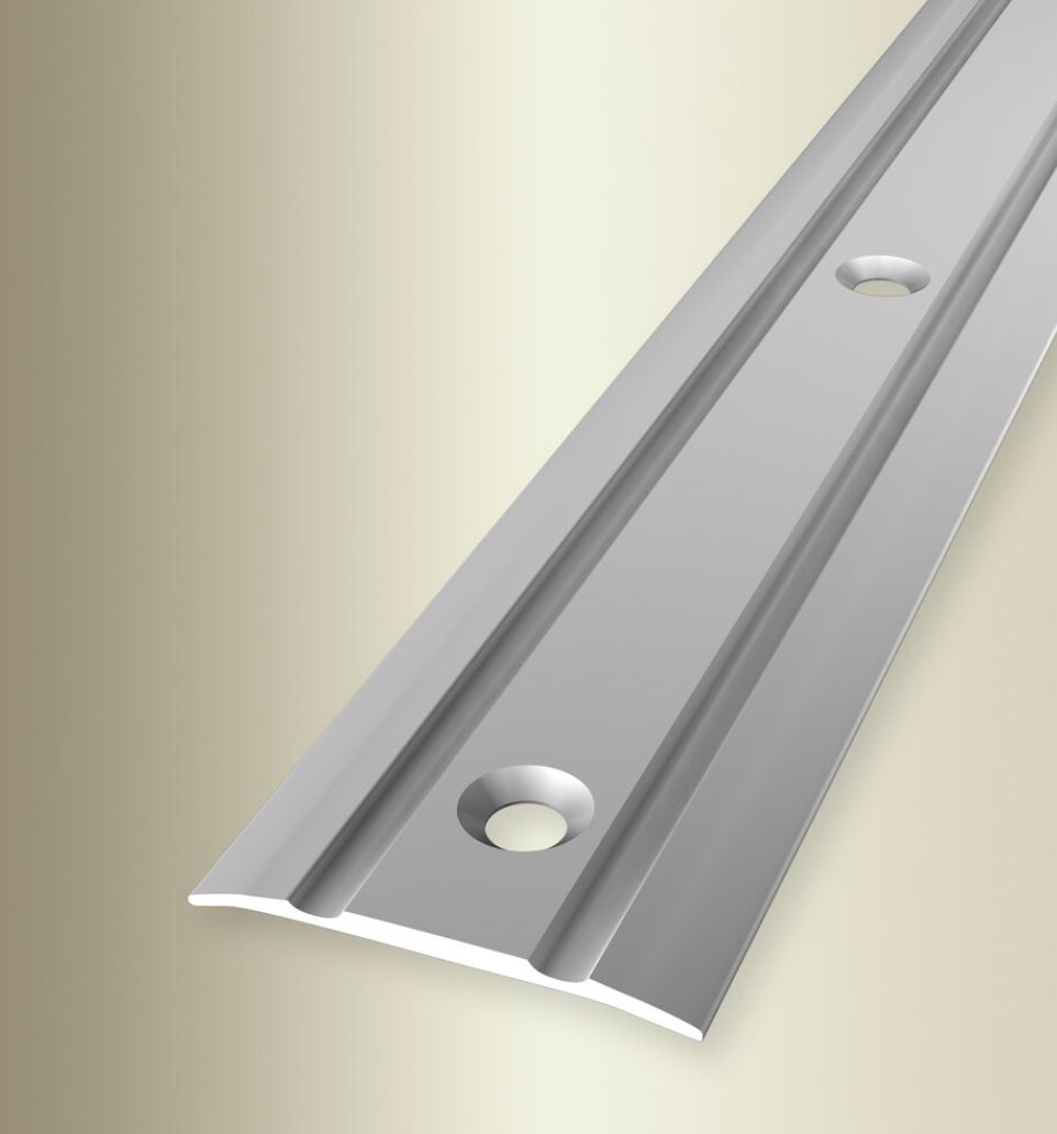 KüberitL Übergangsprofil Typ439; Silber versenkt gebohrt 30mm; 90cm