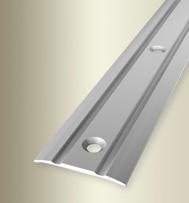 KüberitL Übergangsprofil Typ439; Silber versenkt gebohrt 30mm; 90cm