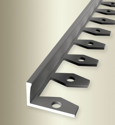 KüberitL Schlüterschiene Typ306 G; Edelstahloptik für 15mm; 22,5x16,5mm; 250cm", 219 061 24