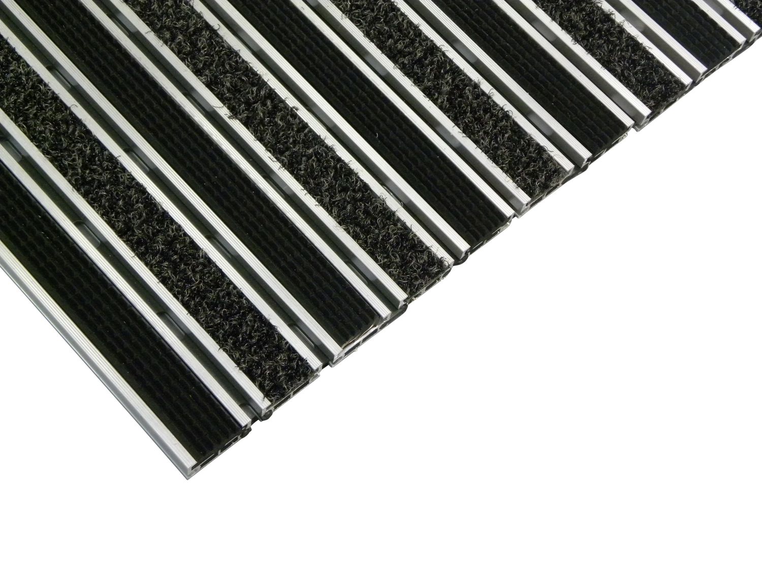 ALU Entrancemat with rubber and OUTDOOR insert