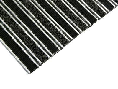 ALU Entrancemat with rubber and OUTDOOR insert