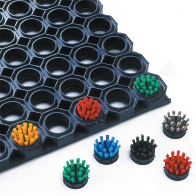 ZUBEHÖR Bürsteneinsätze für Gummiwabenmatten GWO 10 Stück im Polybeutel.