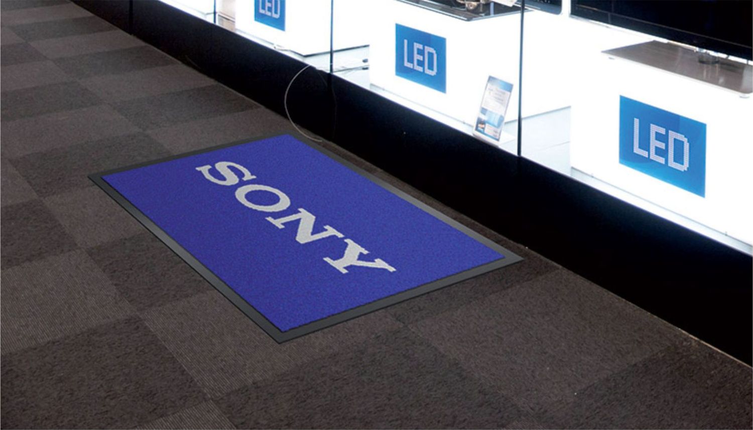 LOGO -  Werbematte PVC