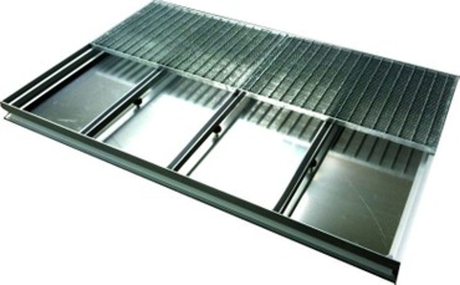 SET Sauberlaufgitterrost mit Bodenwanne nach Maß