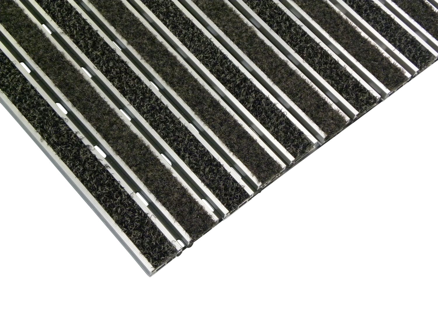 ALU entrance mat with OUTDOOR and Clean-off insert