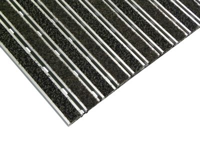 ALU entrance mat with OUTDOOR and Clean-off insert