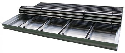 SET Gummi Alumatte mit Bodenwanne nach Maß