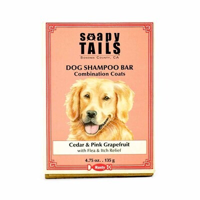 Rusty - festes Bio-Shampoo für Hunde mit Kombifell