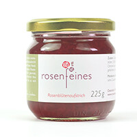 Sylter Rose - Rosenblütenaufstrich von Rosenfeines Sylter Rose - Rosenblütenaufstrich von Rosenfeines