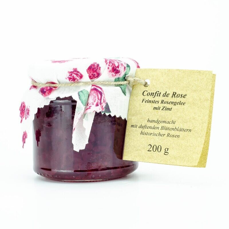 Confit de Rose - Rosengelee mit Zimt Confit de Rose - Rosengelee mit Zimt