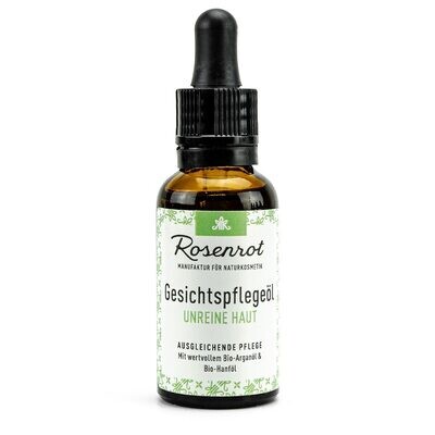 Gesichtspflegeöl für unreine Haut Gesichtspflegeöl für unreine Haut