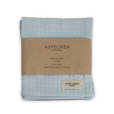 Aspegren Abwaschtücher - 2 Stk. - Organic North Ice Blue